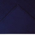 thumbnail image 2 of Better Trends Jullian Collection Couvre-Lit à Rayures en Coton Chenille Tufté Bleu Marine Lit Simple, 2 of 3