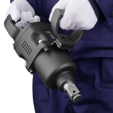 KFFKFF 1 Inch Pneumatic Impact Tool, Capable of 2730 ft-lbs Counter Torque Output, 1" Air Impact Wrench Lightweight with Dual Handles for Intensive Fixes and Upkeep