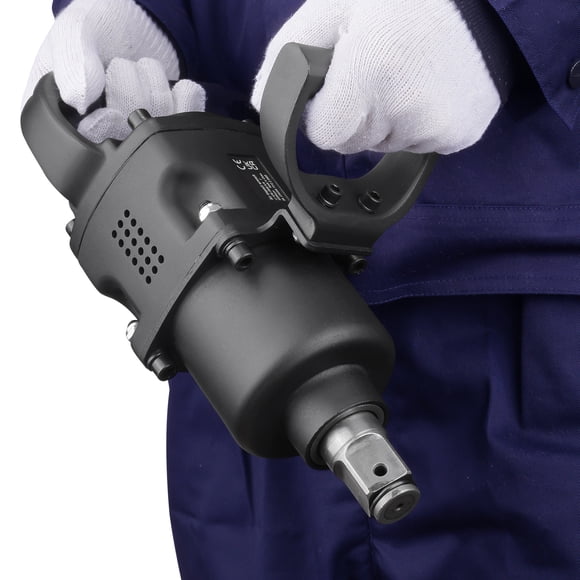 KFFKFF 1 Inch Pneumatic Impact Tool, Capable of 2730 ft-lbs Counter Torque Output, 1" Air Impact Wrench Lightweight with Dual Handles for Intensive Fixes and Upkeep