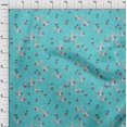 thumbnail image 3 of oneOone Polyester Lycra Fabric Dot|Floral & Stork Bird Print Fabric By Yard 56 Inch Wide, 3 of 4