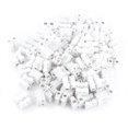thumbnail image 1 of Quick Terminal, 100pcs Quick Splice Wire Terminals T-Tap Self-Stripping 10A 220V 2 Pin Push Quick Wire Cable Connector White Wiring Terminal Male Spade Disconnect Kit, 1 of 4
