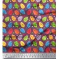 thumbnail image 1 of Soimoi Rayon Crepe Fabric Egg Easter Print Fabric by Yard 46 Inch Wide, 1 of 3