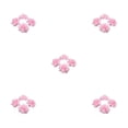 thumbnail image 1 of Decodeary 50pieces Low Maintenance Soft Texture Fabric For Albums And Decorations Realistic Appearance Fiber Wide Application Pink 4.5cm 5Set, 1 of 6