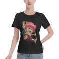 thumbnail image 1 of Women's Basic Short Sleeve T-Shirt One Piece Chopper, 1 of 6