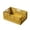 Yellow, variant on Birdeem Folding Storage Basket, Collapsible Storage Bin for Home, Office, and Outdoor Activities, Foldable Organizer with Ventilation Design, Durable Plastic Construction, Large Size 17x12x7 Inches