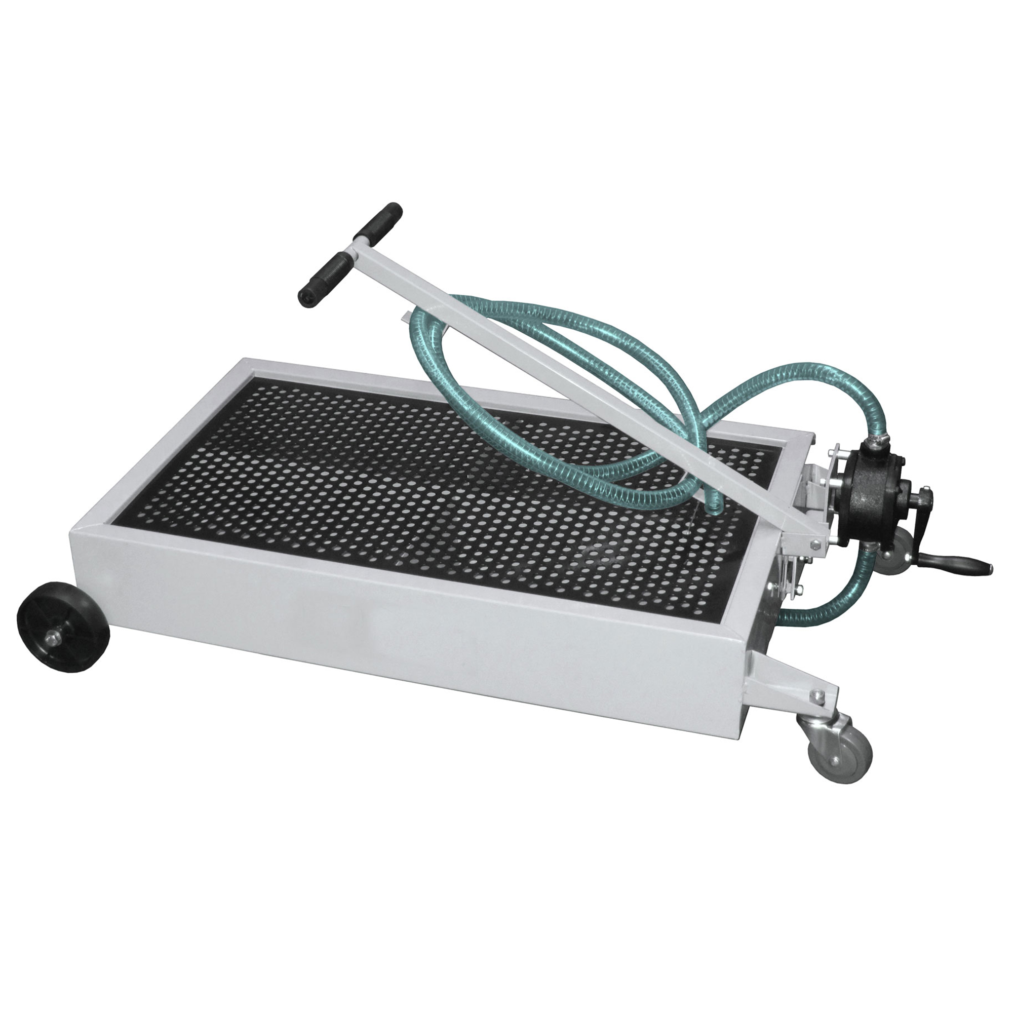 Shop Tuff Drain d'Huile Profil Bas en Acier 15 Gallons avec Pompe à Main
