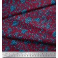 thumbnail image 3 of Soimoi Rayon Fabric Floral & Leopard Animal Skin Decor Fabric Printed Yard 42 Inch Wide, 3 of 3