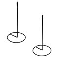 thumbnail image 2 of SHISUYAN 2 Pcs Porte-Reçus en Acier Inoxydable Porte-Chèques Tringles Droites de Bureau (Noir), 2 of 8