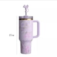 thumbnail image 2 of Stanley 40 oz Stainless Steel Cup With Handle Tumbler - Flowstate - Vintage Pink, 2 of 4