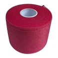thumbnail image 2 of braveheart Coussin d'Adhérence de Badminton Enveloppe 22 Yards Ruban PU Film de Tennis Adhérence Dos de Raquette Rouge Rouge, 2 of 6