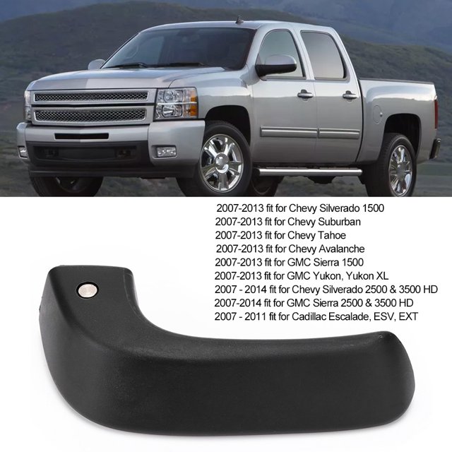 Kit de Réparation de Poignée de Porte Fydun Intérieur Côté Droit 80374 20833606 Remplacement pour Sierra Silverado 2007-2013