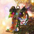 thumbnail image 3 of YAOMOBB Christmas Tree Decoration Creative Cowboy Themed Hat Xmas Tree Pendant Wild West Car Rear View Mirror Hanging, 3 of 7