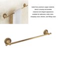 thumbnail image 3 of Bath Towel Bar Single Bars Towel Rack Rod Classic Wall Mounted, Durable Copper Towel Holder, Elegant Look Bathroom Towel Bar Easy Installation For Bathroom Kitchen Fitting Room, 3 of 8