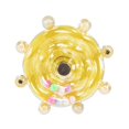 thumbnail image 3 of lionlar Bird Cage Toy Parrot Rotary Wheel Rattle for Cockatiels Parrotlets Lovebirds Yellow, 3 of 9