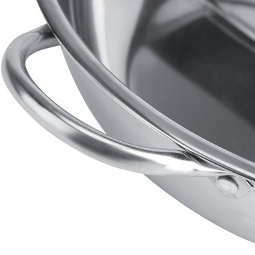 Marmite en Acier Inoxydable, 27/29/31Cm Épaisseur Marmite en Acier Inoxydable Deux Séparations de Saveurs pour Cuisinière à Induction Cuisinière à Gaz