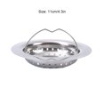 thumbnail image 4 of jesticaly Silver Easy To Clean Kitchen Sink Strainer With Well Drained Creative Pattern Kitchen Supplies, 4 of 5