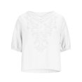 thumbnail image 4 of Qtocio Womens Knit Cardigans Solid Color Open Front Short Sleeve Sweater Summer Casual Soft Ladies Top Daily Relaxed Wear, 4 of 4