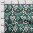 thumbnail image 1 of oneOone Silk Tabby Fabric Damask Ikat Print Fabric By The Yard 42 Inch Wide, 1 of 4