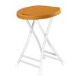 thumbnail image 4 of Folding Stool High Stool Camp Stool Furniture Round Stool Camping Chair Foldable orange, 4 of 9