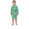 thumbnail image 3 of Intimo Peignoir Garçon Vert Robe de Père Noël Vêtements de Nuit de Vacances, 3 of 6