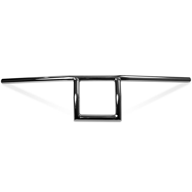 Krator Guidon de Moto 1" Chrome Boîte Fenêtre Style d'Attaque Compatible avec Honda RC51 RVT 1000 RC 51
