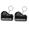 thumbnail image 1 of Miangastore 2 Pcs Porte-Clés Piano Mini Clavier Porte-Clés Instrument Sac Pendentif Charme, 1 of 9
