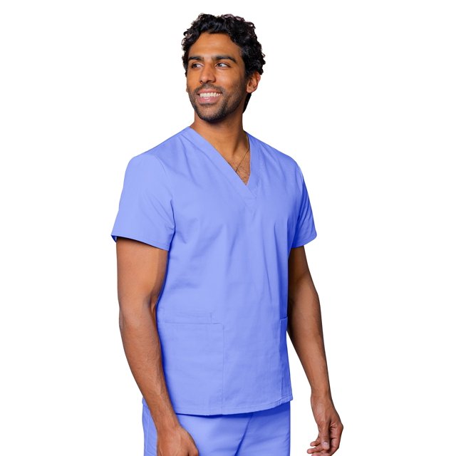 Adar Universal Unisex Scrubs - V-Neck Scrub Top