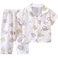 thumbnail image 1 of Ensemble de Pyjama Léger pour Filles avec Imprimé Dessin Animé, Tenue de Maison Confortable, 1 of 6