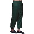 thumbnail image 2 of Atasi Mens Elastic Ethnic Wear Bottom Pant Readymade Solid Rayon Harem Pajama, 2 of 5