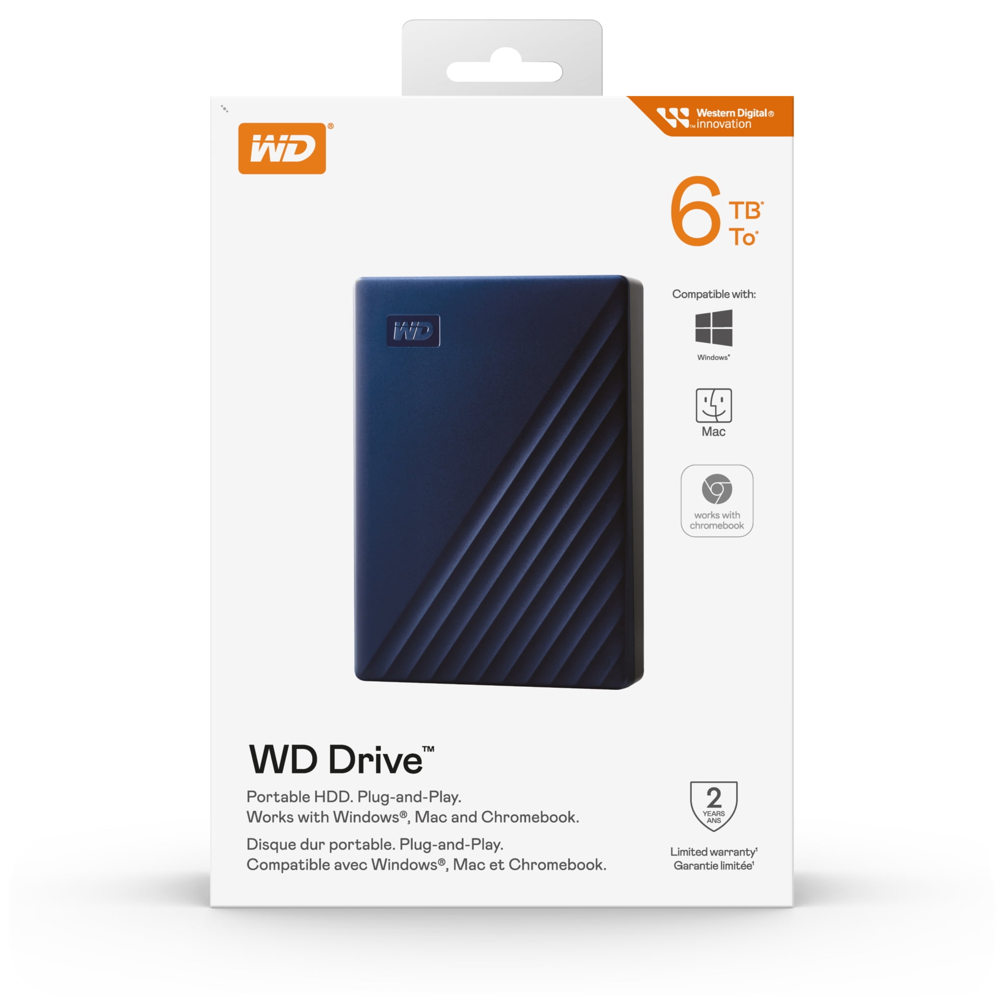 4TB Western Digital Drive™ Portable Hard Drive - Walmart.ca