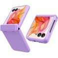 thumbnail image 1 of KOMI for Motorola razr+ 2024 case with Hinge Protection,Built-in External Screen Protector,for Moto Razr Plus 2024/razr 50ultra (External Screen 4″) Slim Shock Absorbing Case (Purple, Razr+ （2024)), 1 of 5