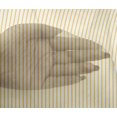 thumbnail image 4 of oneOone Viscose Chiffon Tissu Jaune Rayures Matière de Robe Tissu Imprimé Tissu au Mètre 42 Pouces de Large, 4 of 4