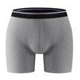 thumbnail image 1 of Mens Fallow Ventilate Cotton Underwear Solid Color Open Boxers, 1 of 4