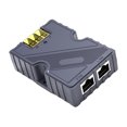 thumbnail image 1 of GigE PoE Injector, 3A Gigabit PoE Injector 48-57V Efficient Power Supply ESD Protection Rapid Data Transmission Flexible  for Satellite, 1 of 7