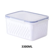 Bigersell Airtight Cereal Containers Clearance Portable Soup Containers with Lids Rectangular Shape Dishwasher Safe Food Storage Container Plastic Food Containers