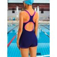 thumbnail image 4 of Charmo Womens Athletic One Piece Bathing Suit Boyleg Competitive Swimsuit, 4 of 6