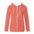 thumbnail image 4 of Timegard Sweatshirts for Women Drawstring Hoodies Pullover Top Fall Casual Loose Cardigan with Pockets, 4 of 4