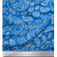 thumbnail image 1 of Soimoi Silk Fabric Paisley Block Decor Fabric Printed Yard 42 Inch Wide, 1 of 3