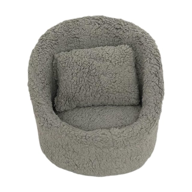 funtasica Baby Photo Prop Comfortable Decor Mini Couch for Commemoration Party Newborn gray