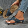 thumbnail image 4 of Dakaela Orthopedic Sandals for Women 2025 Arch Support Summer Slip on Slippers Dressy Flip Flops, 4 of 8