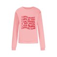 thumbnail image 2 of Chandails à Capuchon de Mode pour Femmes 2023 Mode Automne Hiver Imprimé Lettre Décontracté Sports Col Rond Survêtements Manches Longues 50 % de Rabais Liquidation Costumes Halloween/noël, 2 of 5