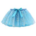 thumbnail image 5 of Yuyuzo Jupe Superposée Jupes Mini en Tulle pour Filles Robe de Danse Princesse Robes Colorées à Volants avec Bandeau à Nœud, 5 of 5
