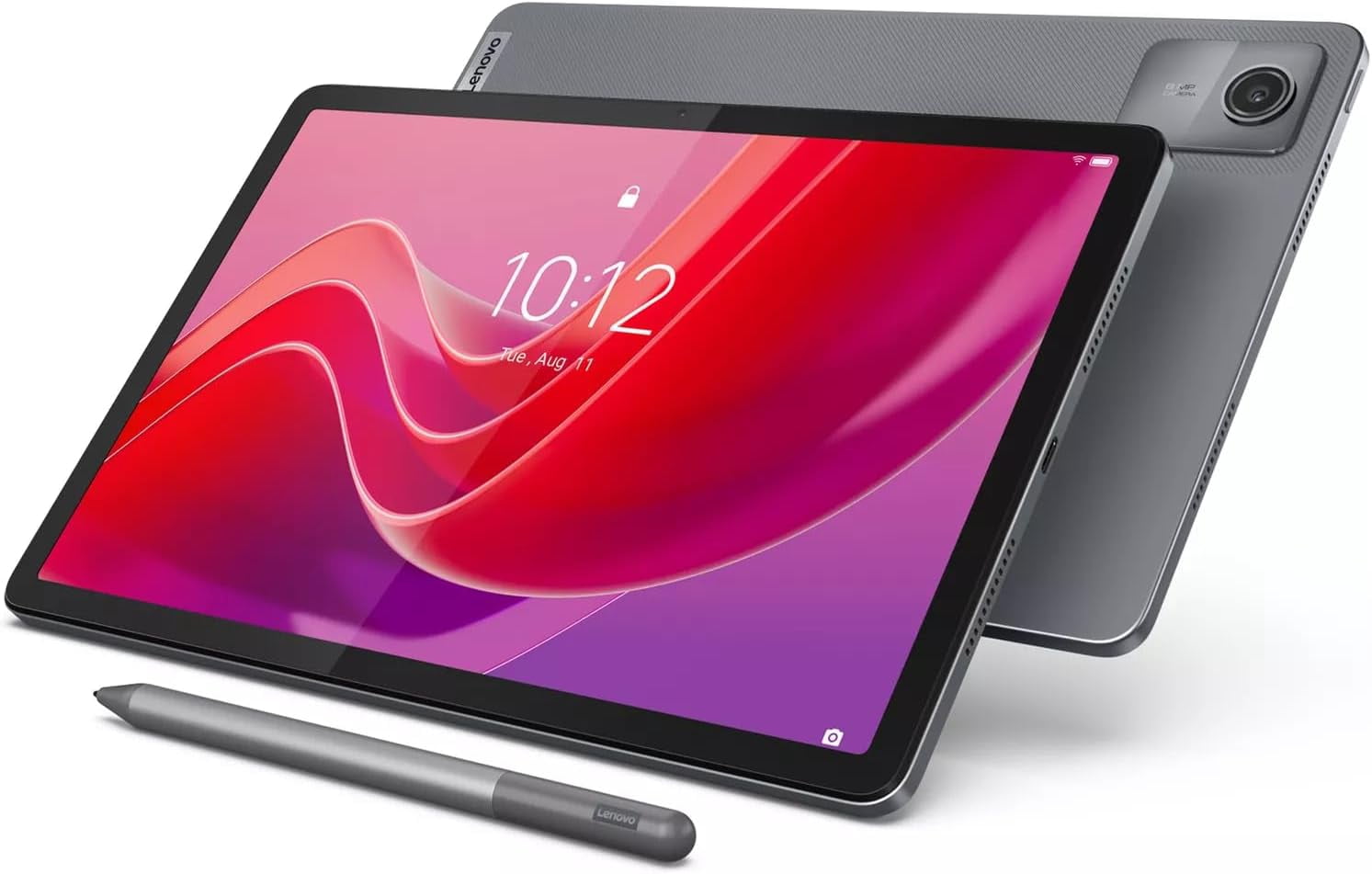 Refurbished (Good) Lenovo M11 11" WUXGA Tablet (MediaTek Helio G88, 4GB RAM, 128GB eMMC, Android 13, with Lenovo Tab Pen) - Luna Grey (ZADA0140US)