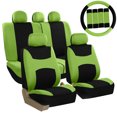 thumbnail image 1 of Car Seat Cover Full Set with Steering Wheel, Belt, & Head Rest Covers 11 Colors, 1 of 6
