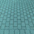 thumbnail image 1 of Ahgly Company Tapis d'Intérieur Lavable en Machine Carré Turquoise Vert, 4 Pieds Carré, 1 of 7
