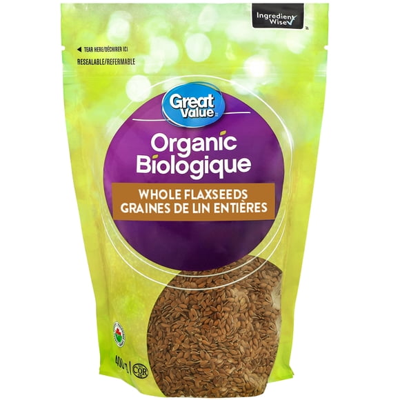 Great Value Organic Whole Flaxseeds