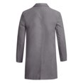 thumbnail image 4 of Qertyioot Hauts pour Hommes Automne Hiver Décontracté Manches Longues Bouton Veste Mode, 4 of 6