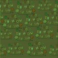 thumbnail image 1 of Ahgly Company Tapis d'Intérieur Lavable en Machine Carré Transitionnel Vert Lime Foncé, 7 Pieds Carré, 1 of 7