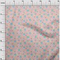 thumbnail image 2 of oneOone Polyester Lycra Fabric Dot & Flower Floral Print Sewing Fabric BTY 56 Inch Wide, 2 of 4
