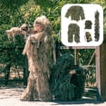 thumbnail image 3 of Ensemble d'Uniforme Léger Invisible pour Adolescent Ghillie, Tenue pour Vert 160-165 cm, 3 of 8